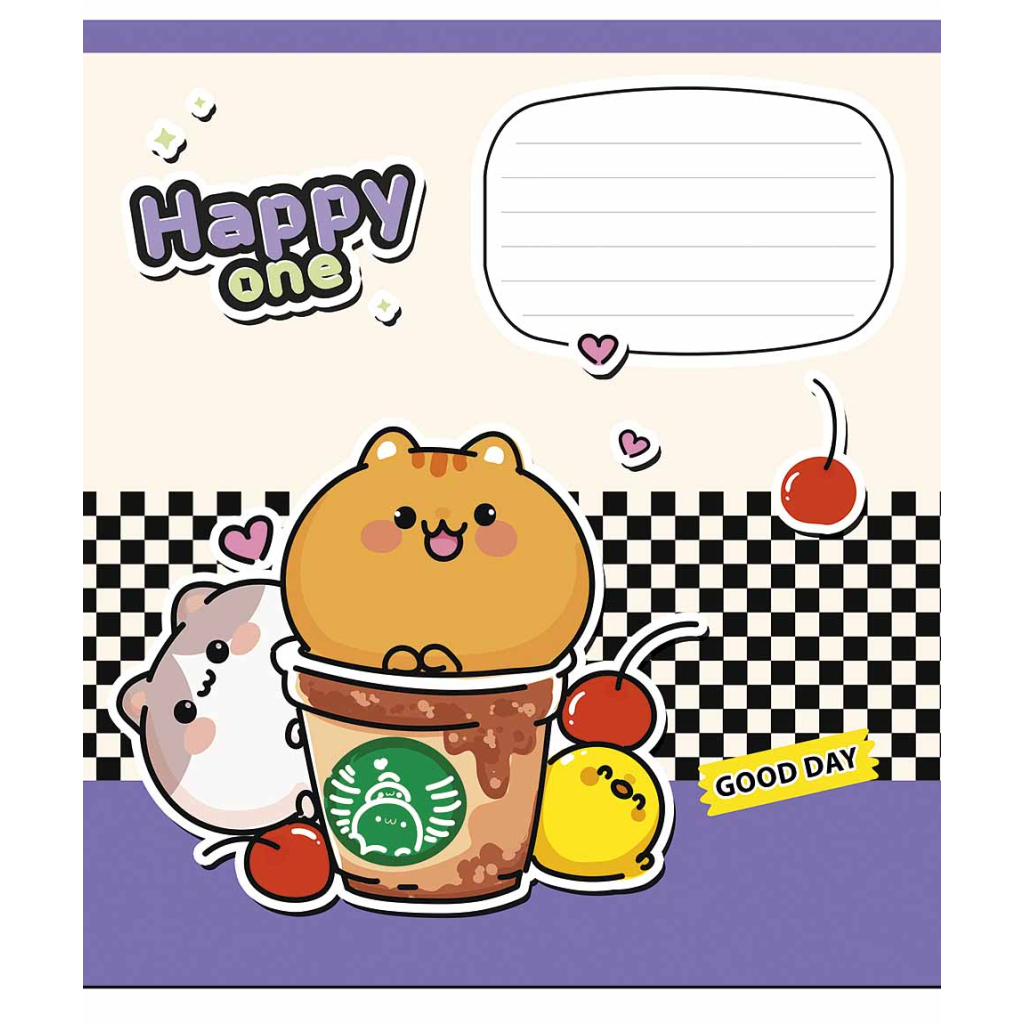 Зошит Школярик Happy one 18 аркушів клітинка (018-3532K) - зображення 3