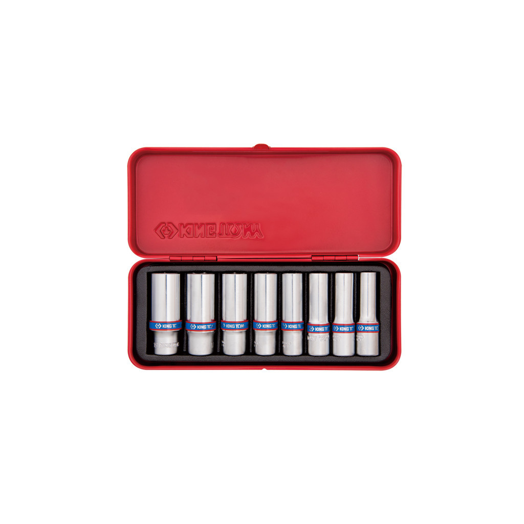 Набір головок KING TONY 3/8" 8 шт. (3508MR) - зображення 1