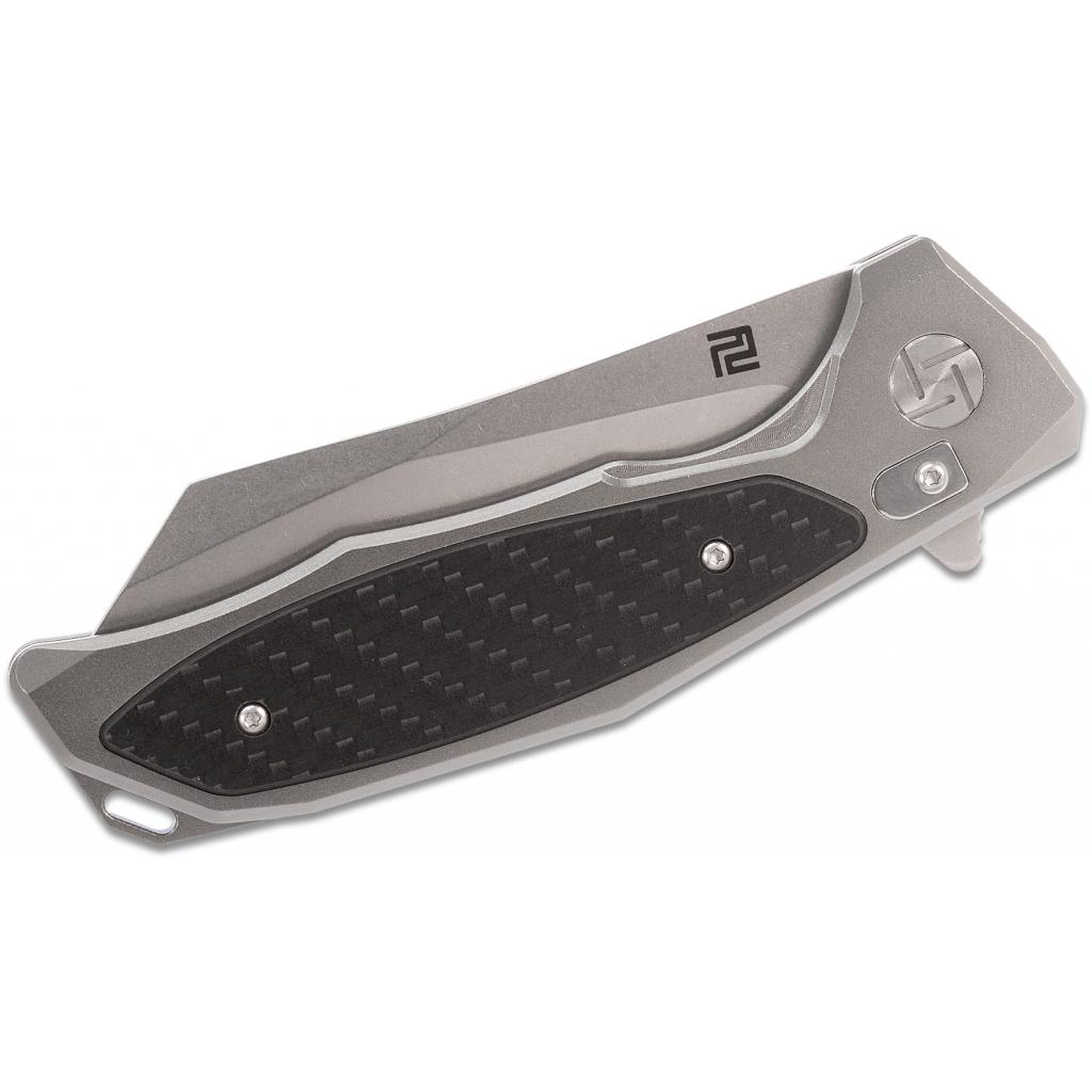 Ніж Artisan Falcon SW, D2, Aluminium/CF silver (1809P-GCF) - зображення 3