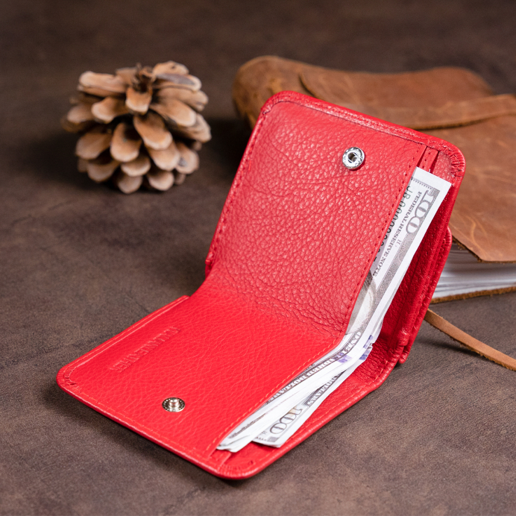 Гаманець ST Leather Червоний (19239) - зображення 9