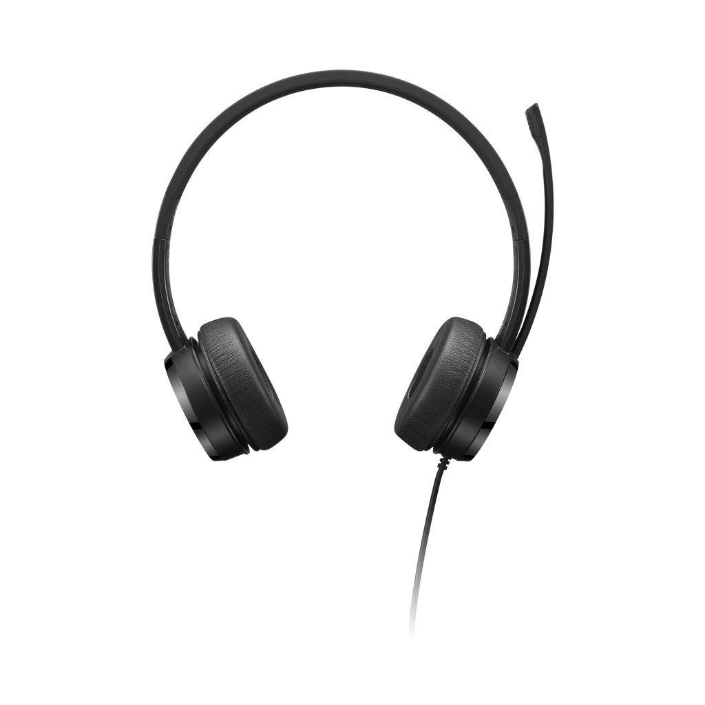 Навушники Lenovo USB-A Wired Stereo On-Ear Black (4XD1K18260) - зображення 2