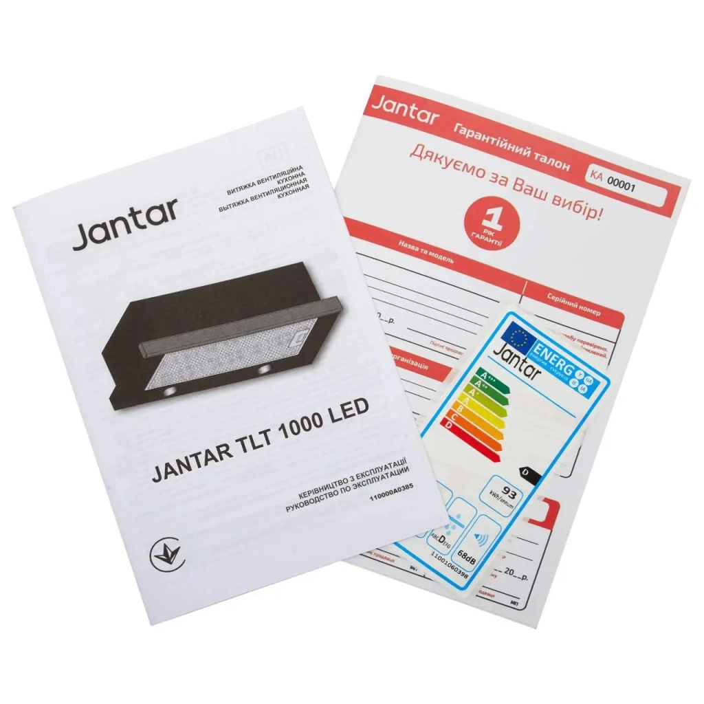 Витяжка кухонна Jantar TLT 1000 LED 60 BL - зображення 10