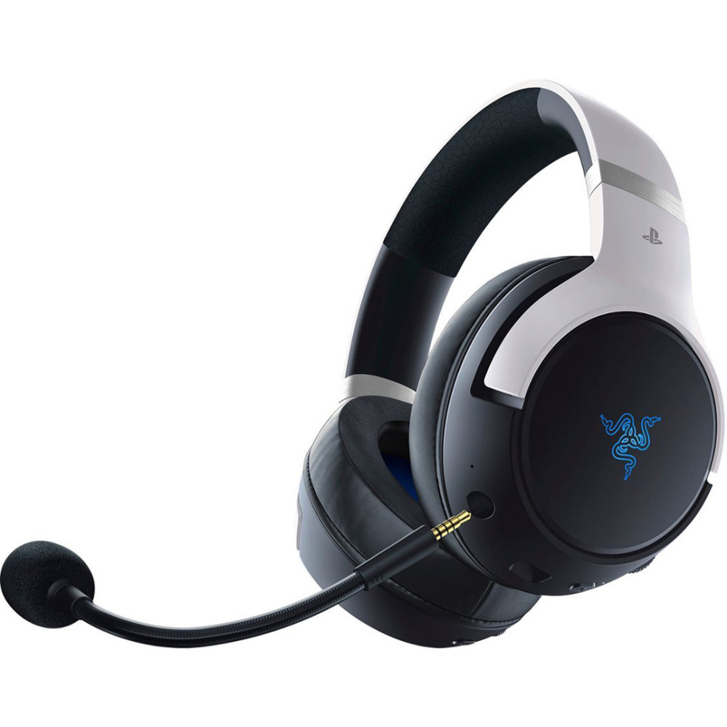 Навушники Razer Kaira Pro Hyperspeed for PS5 Bluetooth White-Black (RZ04-04030200-R3G1) - зображення 5