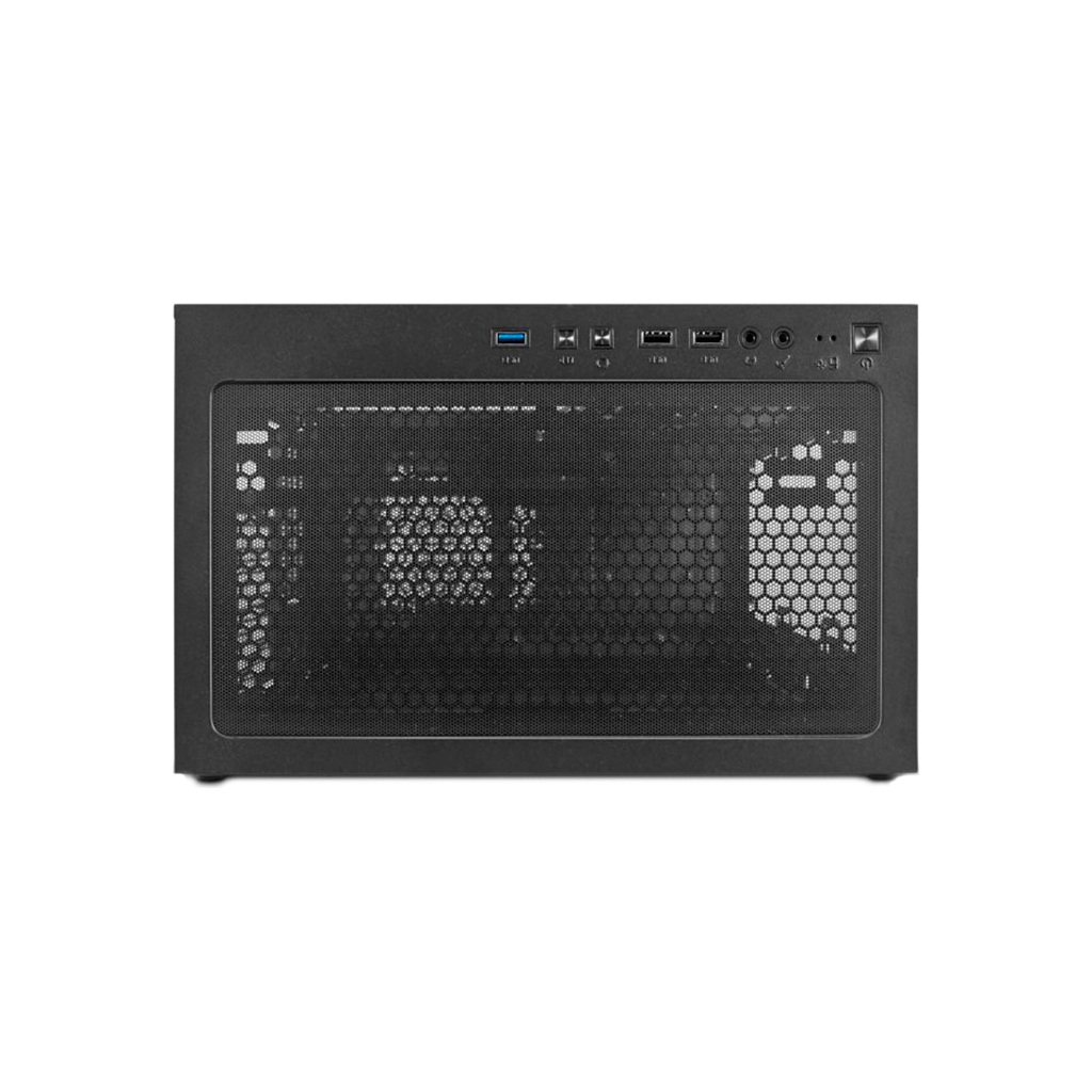 Корпус 1stPlayer X4-M-2F1P-1F1-BK - зображення 6