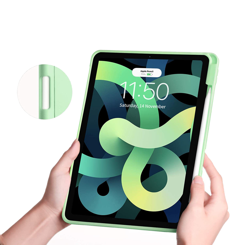 Чохол до планшета BeCover Direct Charge Pen mount Pencil Apple iPad 10.9" 2022 Green (708497) - зображення 3