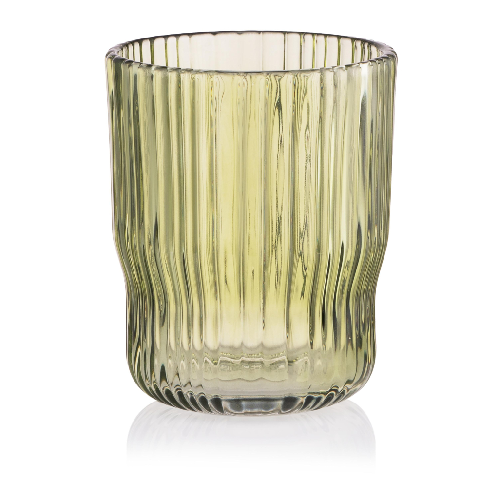 Набір склянок Ardesto 300мл, 2шт, скло, зелений (AR2630SGR) - зображення 1