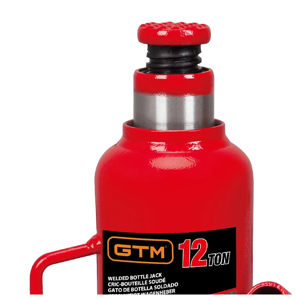 Домкрат GTM гідравлічний пляшковий 12т (240-460мм) (TH91204) - зображення 2