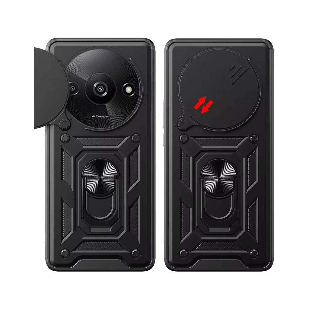 Чохол до мобільного телефона BeCover Military Xiaomi Redmi A3 4G Black (711319) - зображення 2