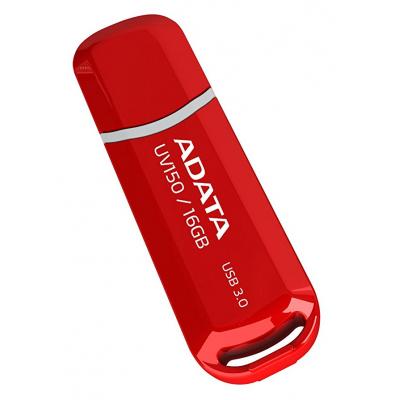 USB флеш накопичувач ADATA 16GB UV150 Red USB 3.0 (AUV150-16G-RRD) - зображення 4