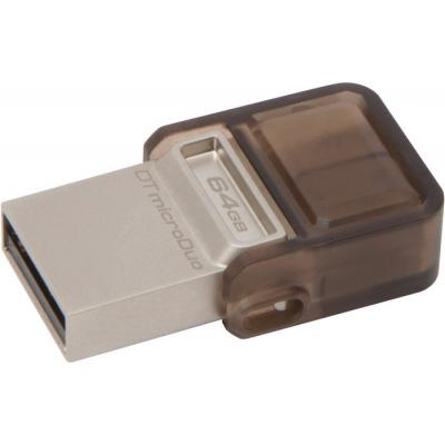 USB флеш накопичувач Kingston 64GB DT MicroDuo USB 2.0 (DTDUO/64GB) - зображення 2