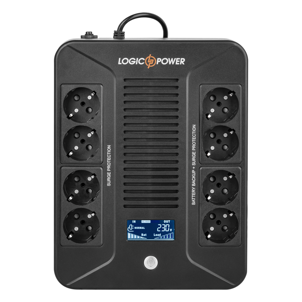 Пристрій безперебійного живлення LogicPower LP-UL600VA-8PS (16160) - зображення 1
