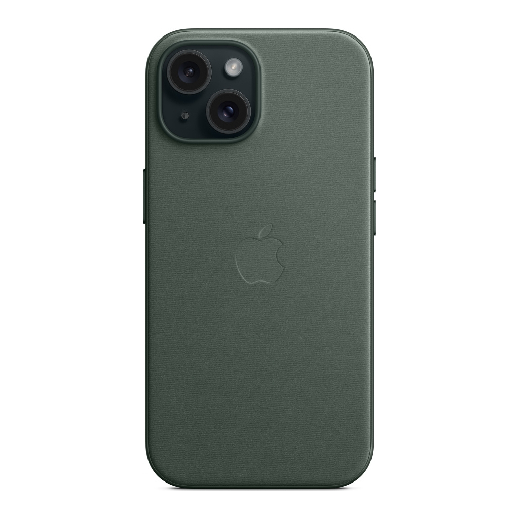 Чохол до мобільного телефона Apple iPhone 15 FineWoven Case with MagSafe Evergreen (MT3J3ZM/A) - зображення 5