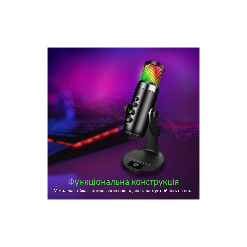 Мікрофон Vertux Crusader USB Black (crusader.black) - зображення 4