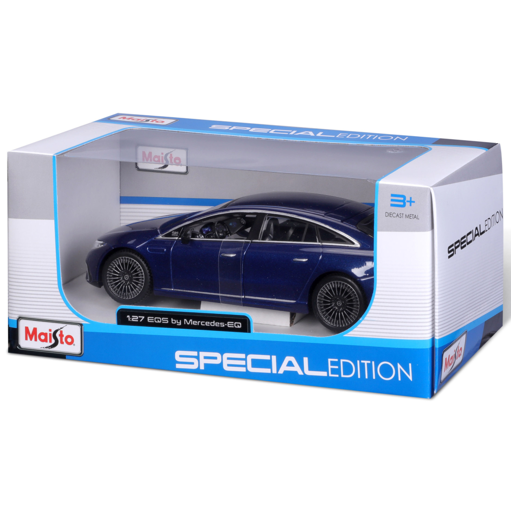 Машина Maisto Mercedes-Benz EQS 2022 1:24 Синій металік (32902 met. blue) - зображення 2
