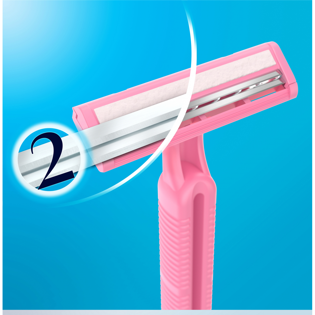 Бритва Gillette одноразові для жінок Blue 2 5 шт (3014260289287) - зображення 2