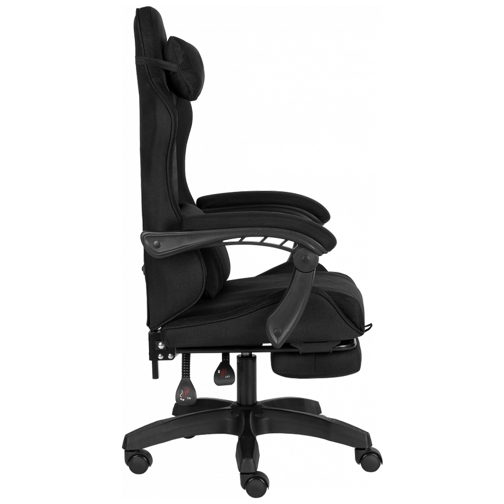 Крісло ігрове GT Racer X-2339 Black (X-2339 Fabric Black) - зображення 3