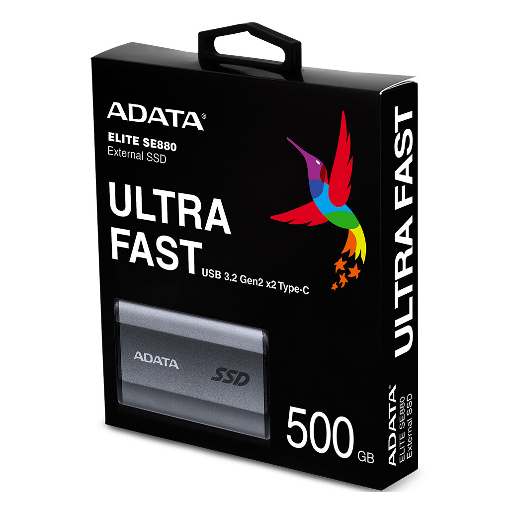 Накопичувач SSD USB 3.2 500GB ADATA (AELI-SE880-500GCGY) - зображення 7