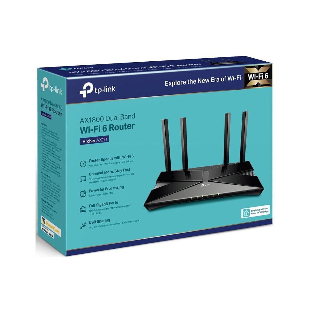 Маршрутизатор TP-Link ARCHER-AX20 - зображення 4