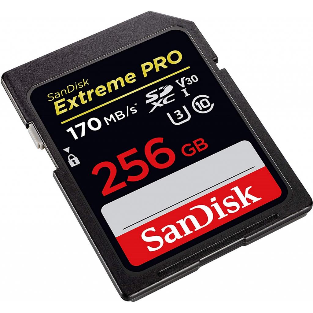 Карта пам'яті SanDisk 256GB SDXC class 10 UHS-I U3 Extreme Pro (SDSDXXY-256G-GN4IN) - зображення 2