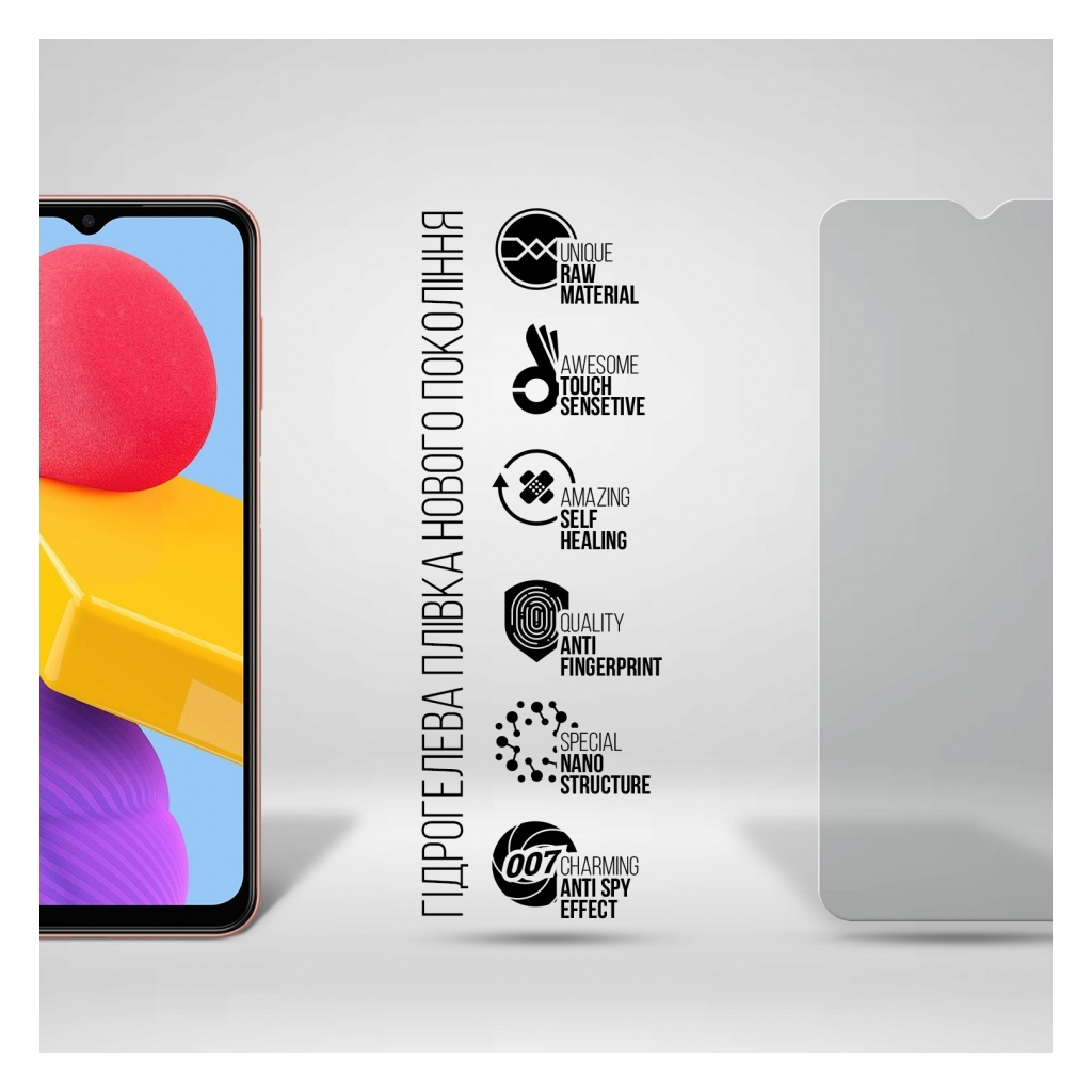 Плівка захисна Armorstandart Anti-spy Samsung M13 4G (M135) (ARM69756) - зображення 2