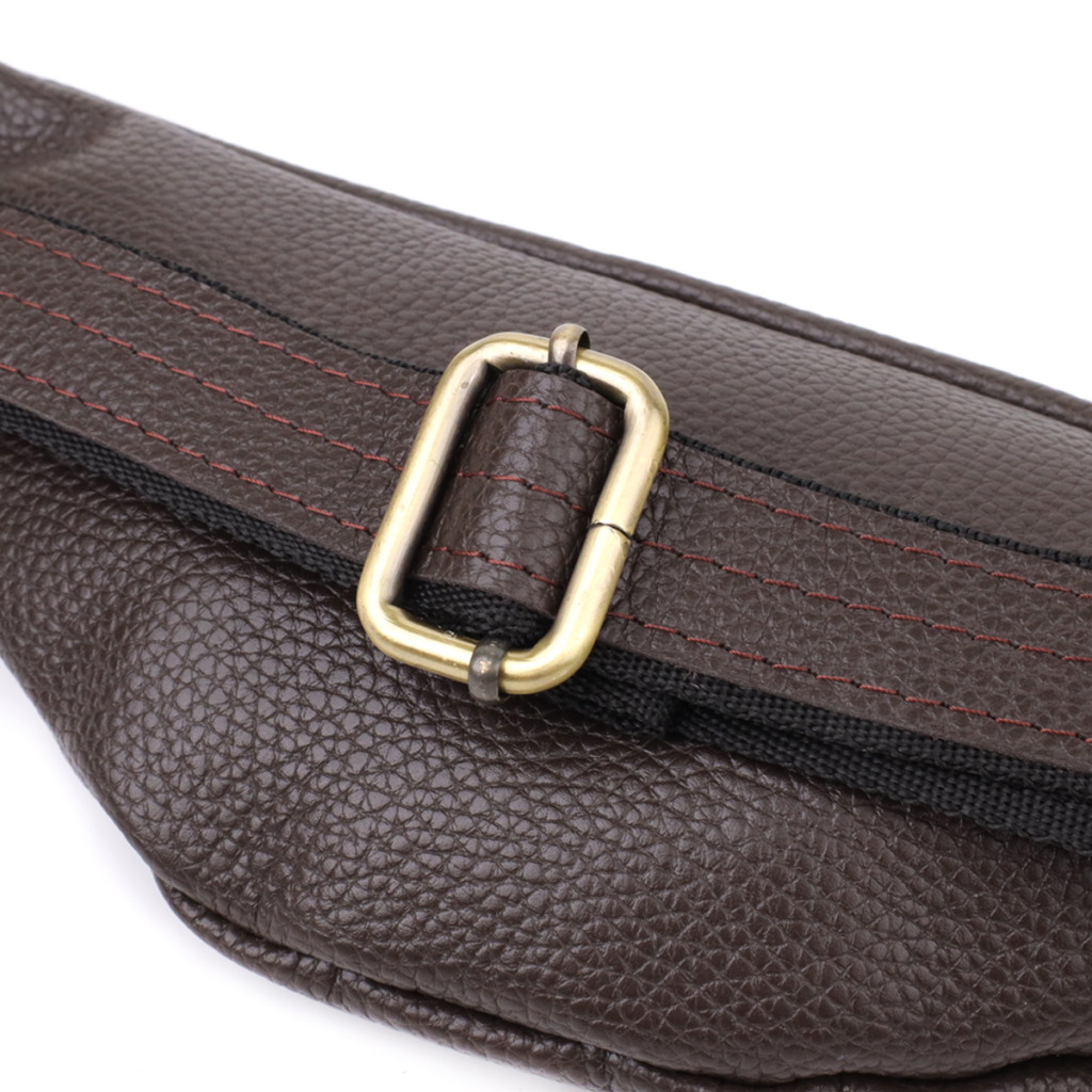 Сумка Shvigel З натуральної шкіри Коричнева (23137) - зображення 5