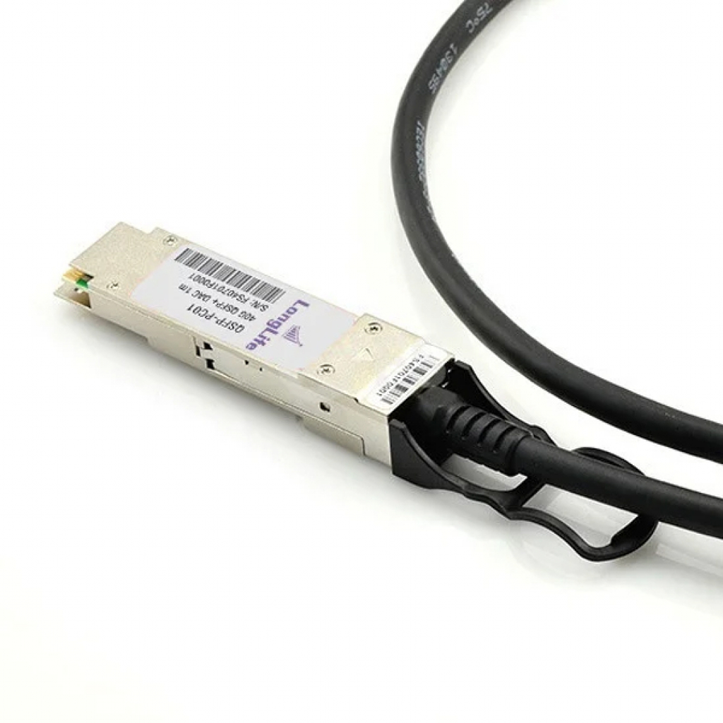 Оптичний патчкорд Alistar QSFP to QSFP 40G Directly-attached Copper Cable 1M (DAC-QSFP-40G-1M) - изображение 3