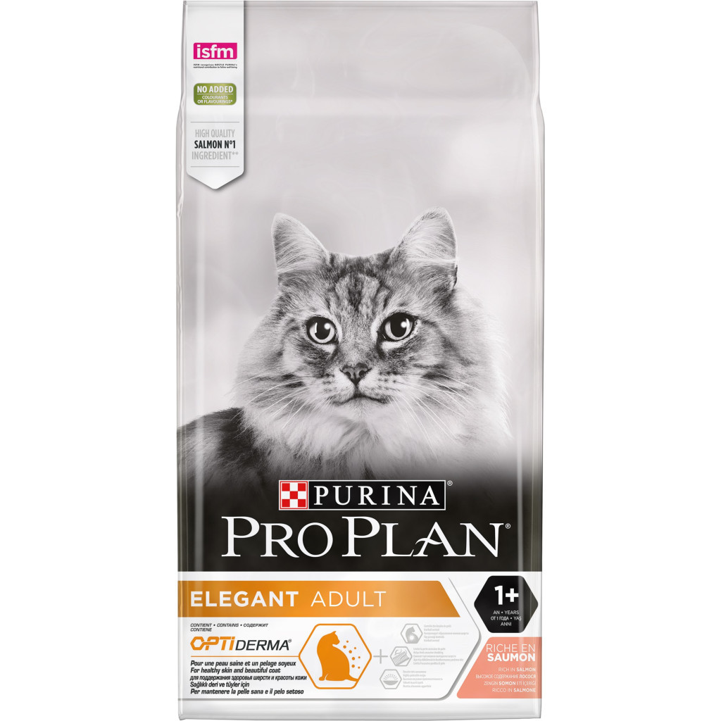 Сухий корм для кішок Purina Pro Plan Elegant з лососем 10 кг (7613036529235) - зображення 2