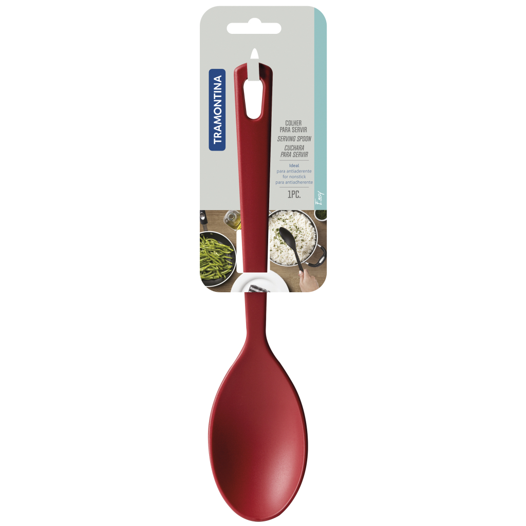 Ложка кухарська Tramontina Utilita Nylon Red (25126/170) - зображення 2