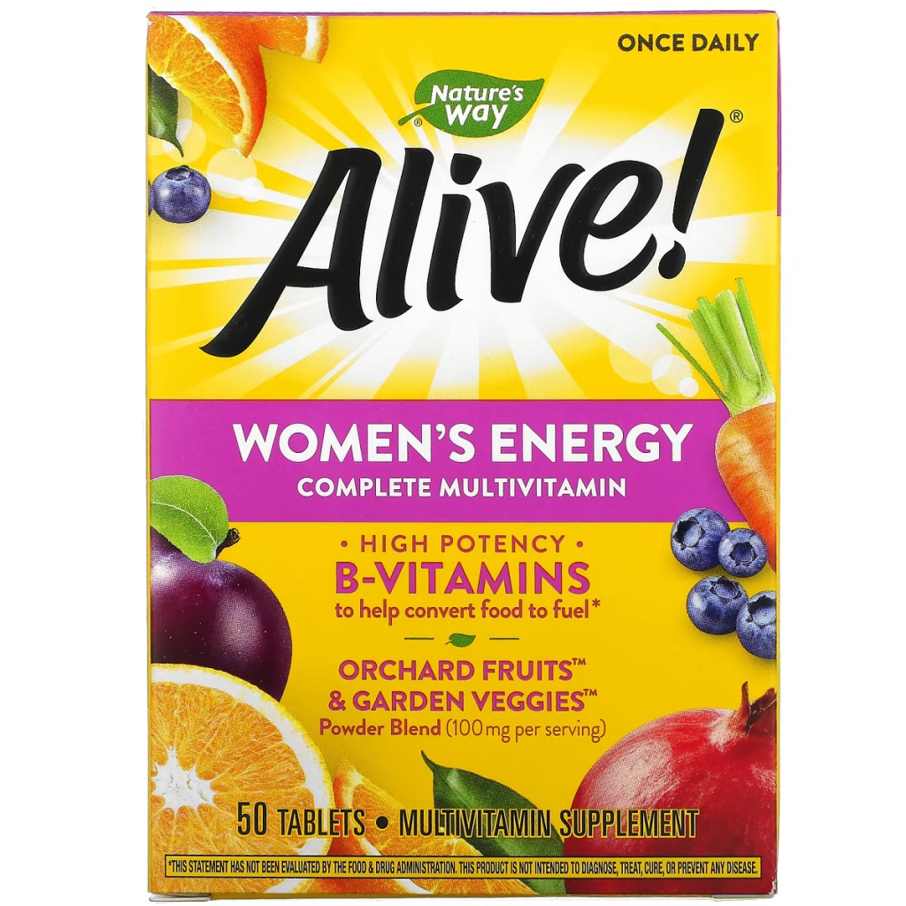 Мультивітамін Nature's Way Мультивітамінний комплекс Для Жінок Alive! Women's Energy Complet (NWY-13663) - зображення 1