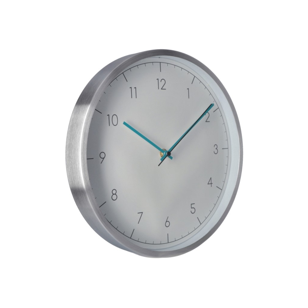Настінний годинник Optima MODERN металевий, білий (O52084) - зображення 2