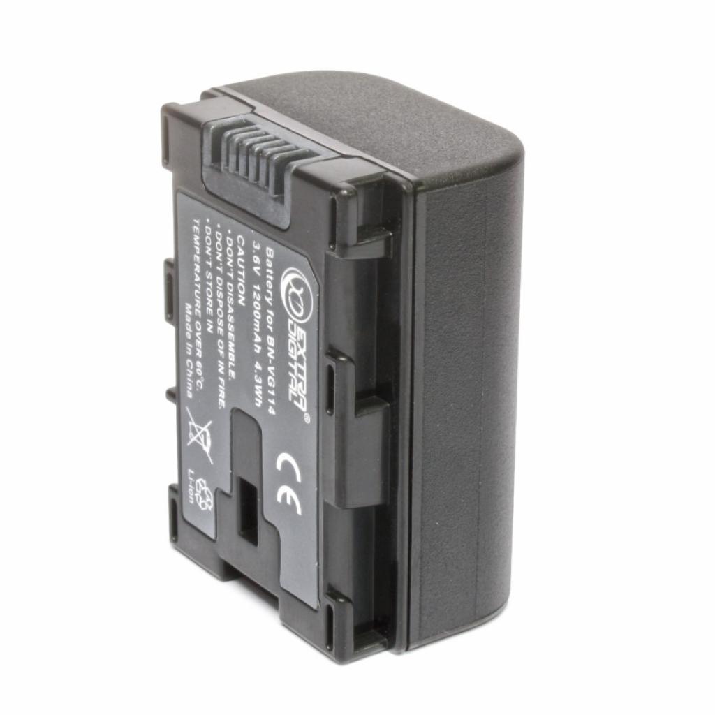 Акумулятор до фото/відео Extradigital JVC BN-VG114 (chip) (BDJ1310) - зображення 2