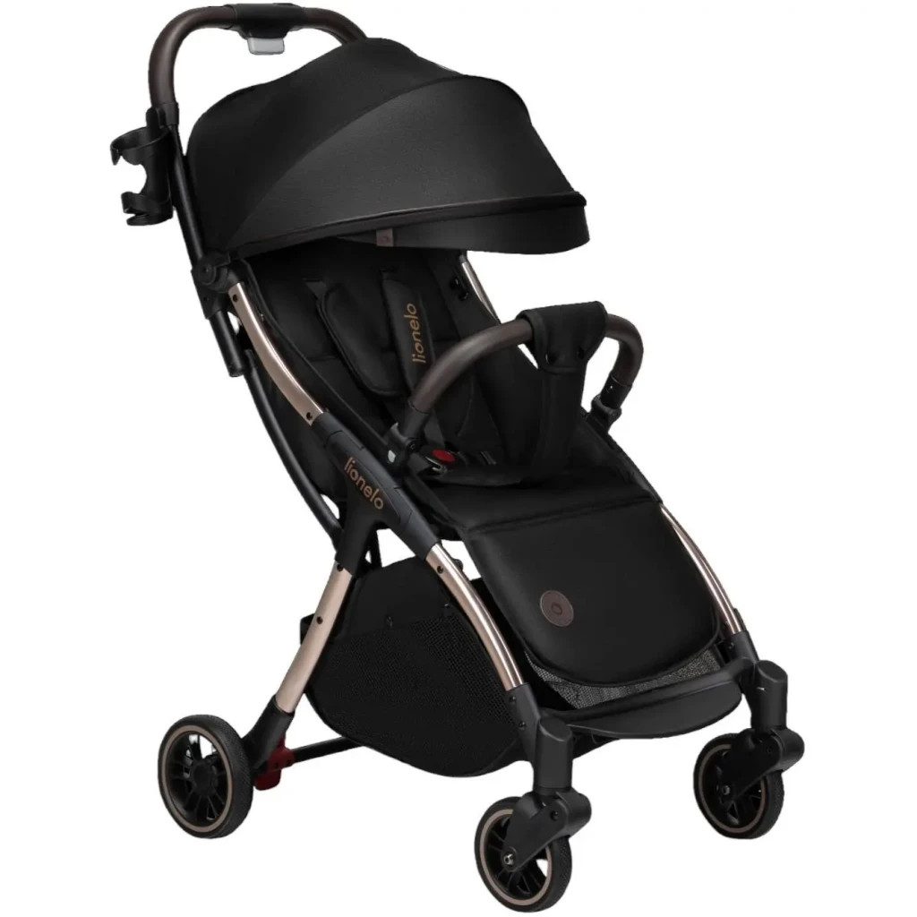 Коляска Lionelo Julie One Black (LO-JULIE ONE BLACK GOLD) - зображення 2