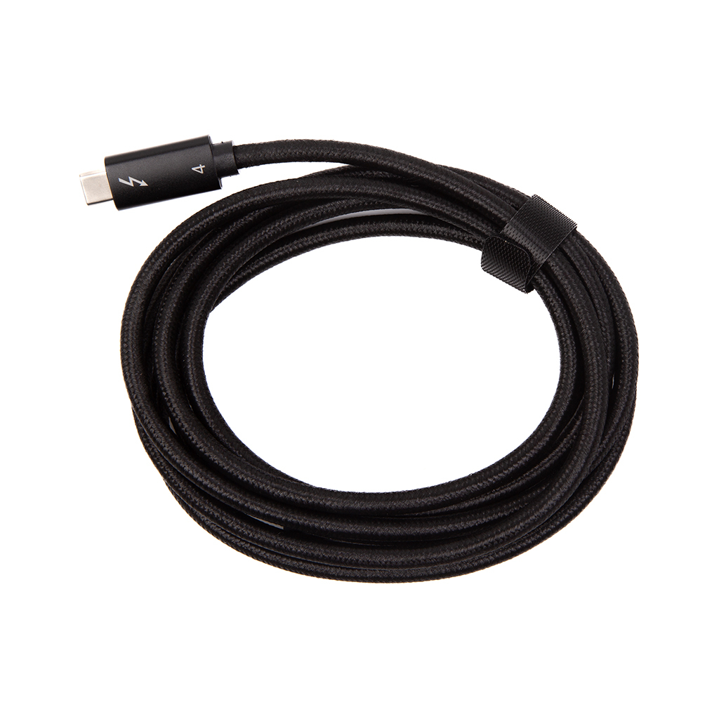 Дата кабель USB-C to USB-C 2.0m Thunderbolt 4 100W (20V/5A) 8K60Hz PowerPlant (CA915040) - зображення 1