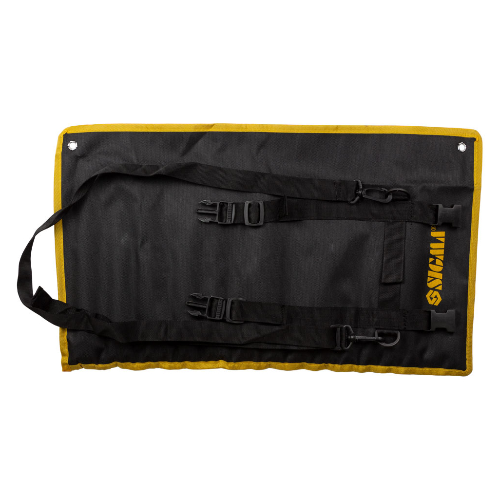 Ключ Sigma набір ріжково-накидних 15шт 6-22мм CrV satine, тк чохол (6010131) - зображення 2