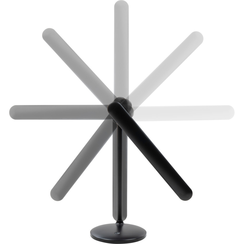 Настільна лампа ColorWay 4W з вбудованим акумулятором 1800 mAh USB in/out 5V*1A, black (CW-DL02B-B) - зображення 7