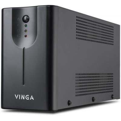 Пристрій безперебійного живлення Vinga LED 800VA metal case (VPE-800M) - зображення 1
