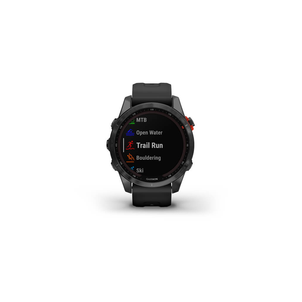 Смарт-годинник Garmin fenix 7S Solar, Slate Gray w/ Black Band, GPS (010-02539-13) - зображення 7