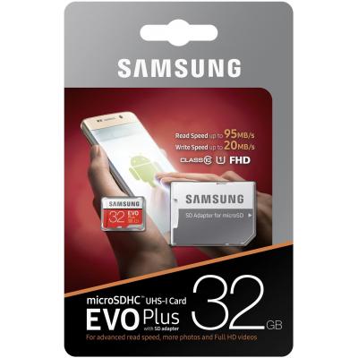 Карта пам'яті Samsung 32GB microSD class 10 UHS-I Evo Plus (MB-MC32GA/RU) - зображення 7