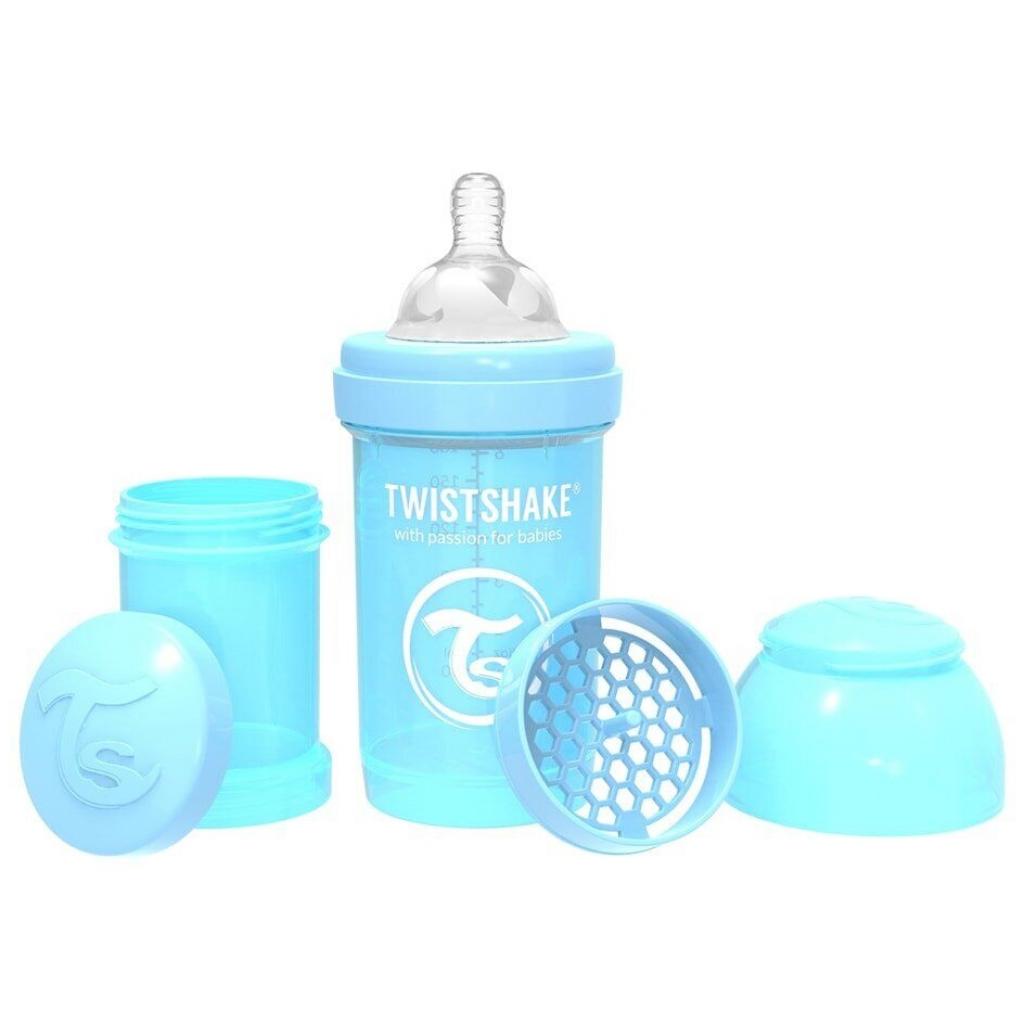 Пляшечка для годування Twistshake антиколькова 180 мл, світло-блакитна (69857/78250) - зображення 2