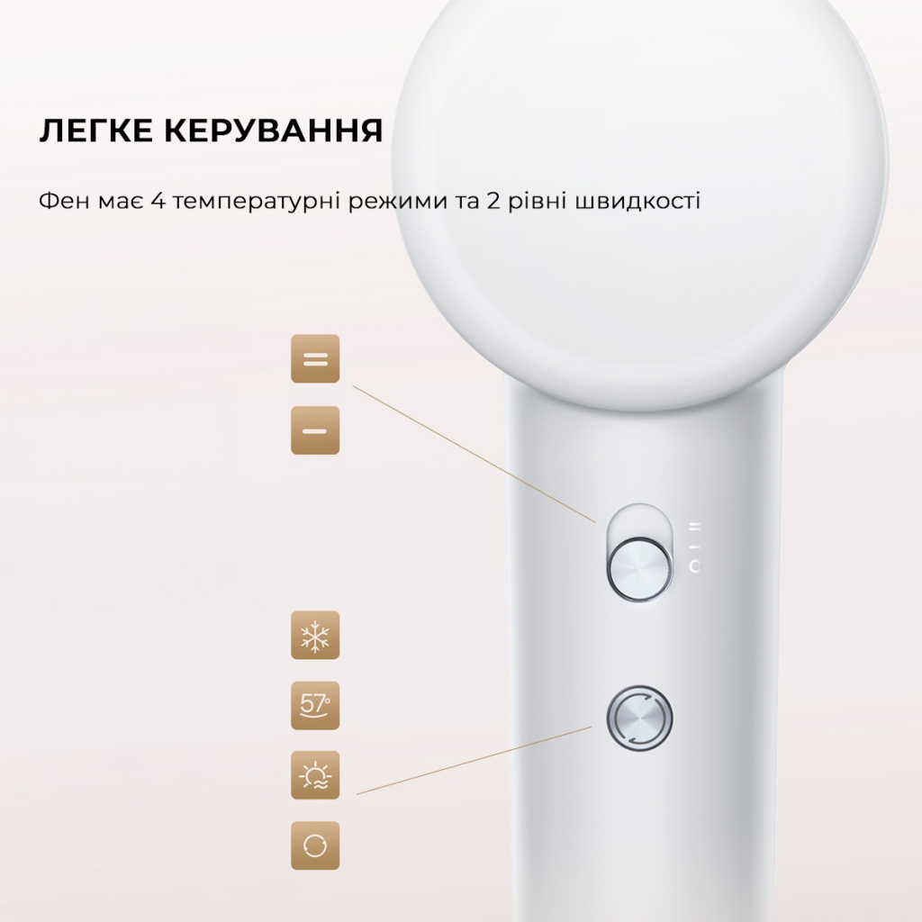 Фен Dreame Gleam Grey (AHD12A-GR) - зображення 9
