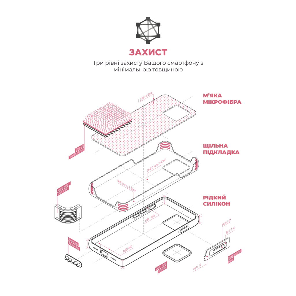 Чохол до мобільного телефона Armorstandart ICON2 Case Apple iPhone 15 Pink (ARM77017) - зображення 6