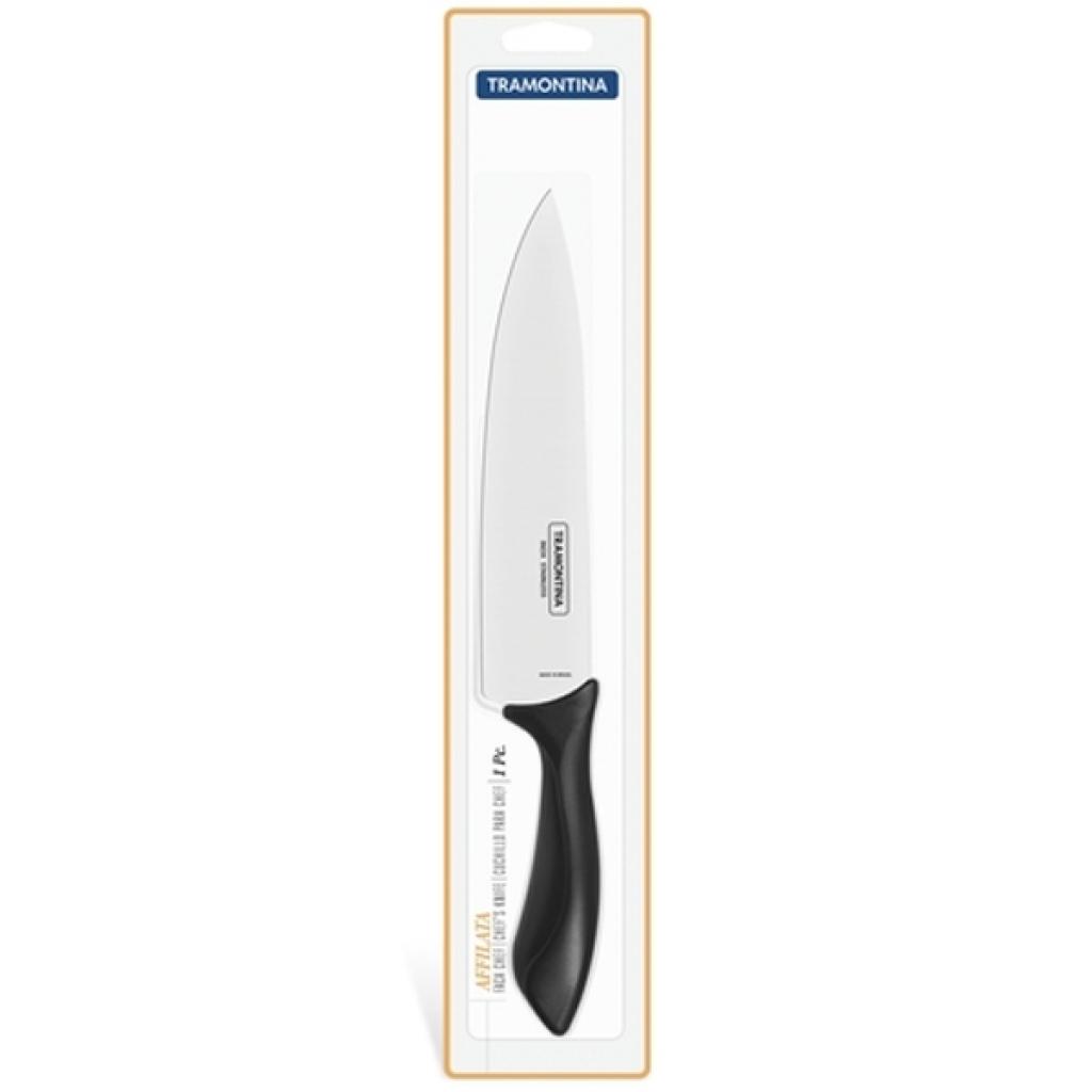 Кухонний ніж Tramontina Affilata Chef 203 мм Black (23654/108) - зображення 2