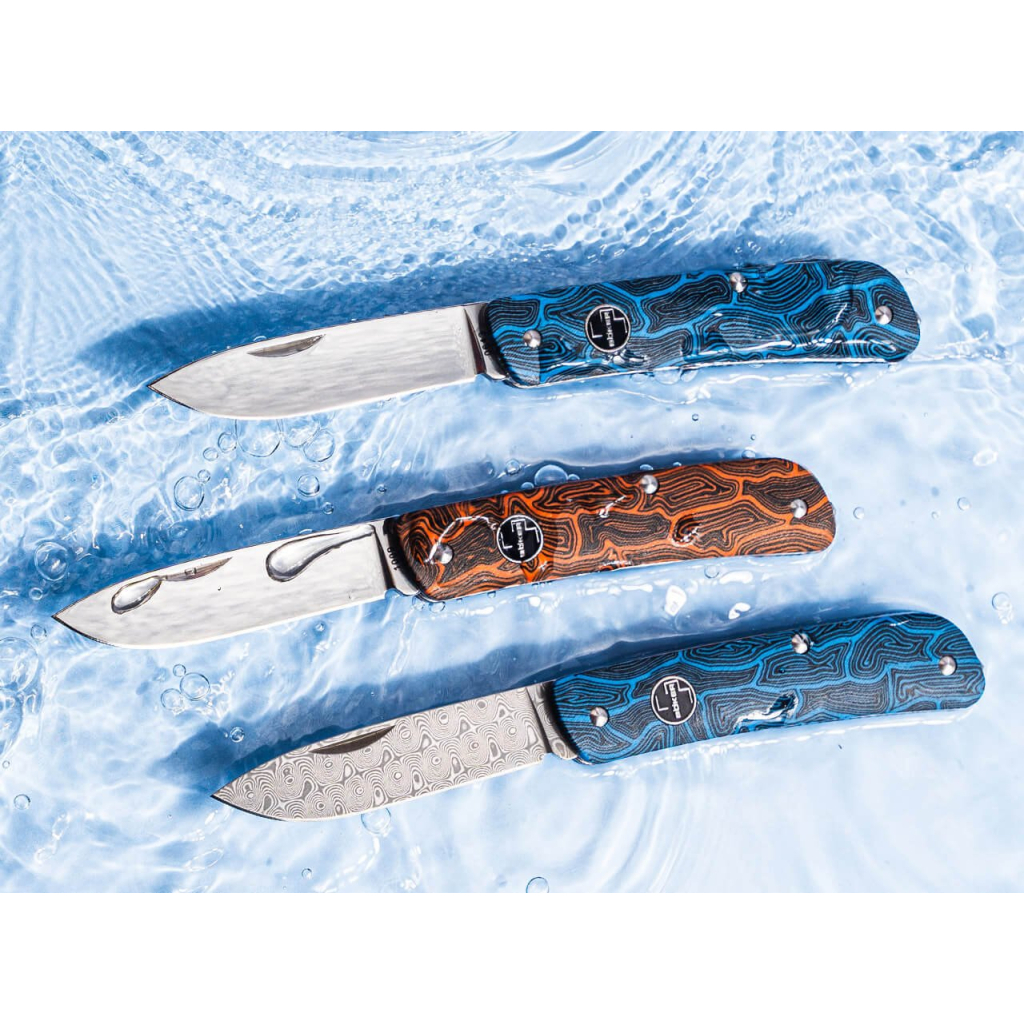 Ніж Boker Plus Tech Tool Damast G10 Blue (01BO557) - зображення 6