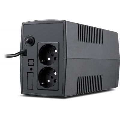 Пристрій безперебійного живлення Vinga LED 800VA plastic case (VPE-800P) - зображення 3