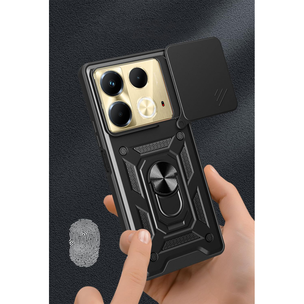 Чохол до мобільного телефона BeCover Military Infinix Note 40 (X6853) Black (712159) - зображення 5