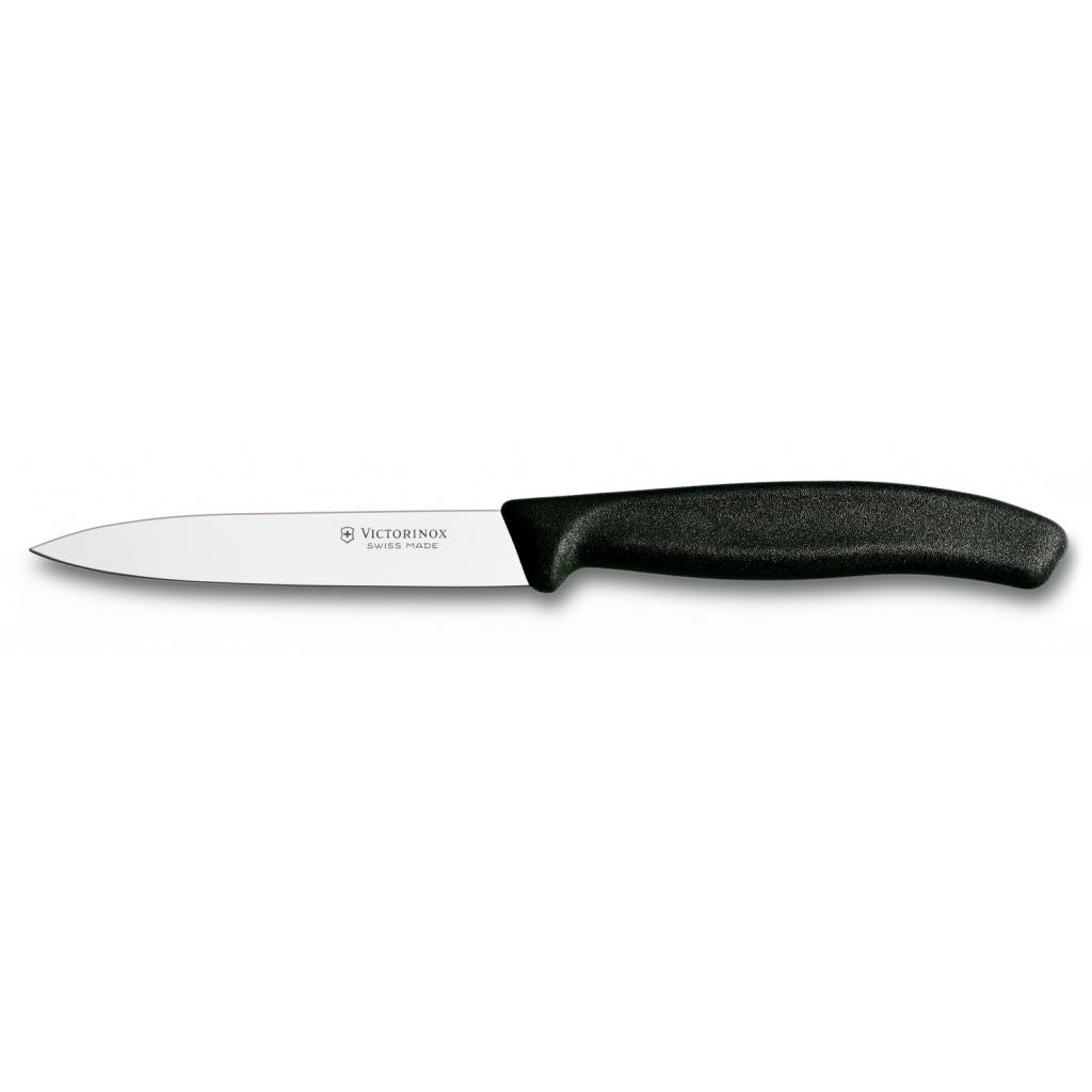 Кухонний ніж Victorinox SwissClassic для нарізки 10 см, чорний (6.7703) - зображення 1