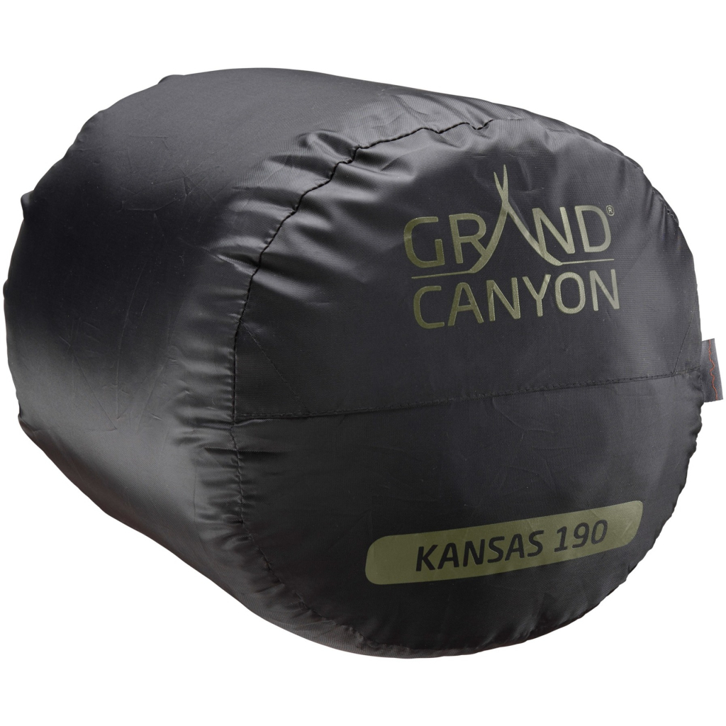 Спальний мішок Grand Canyon Kansas 190 0°C Capulet Olive Left (340019) - зображення 9