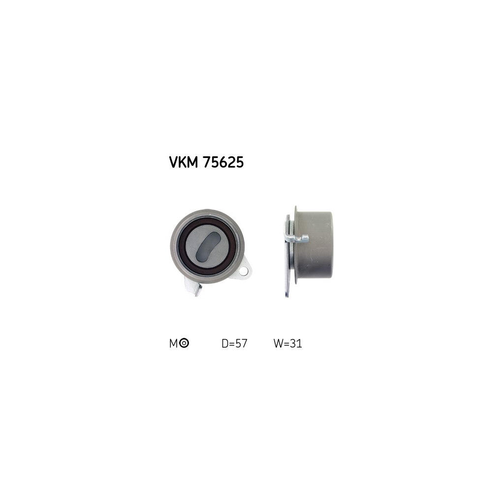 Ролик натягувача ременя SKF VKM 75625 - зображення 1