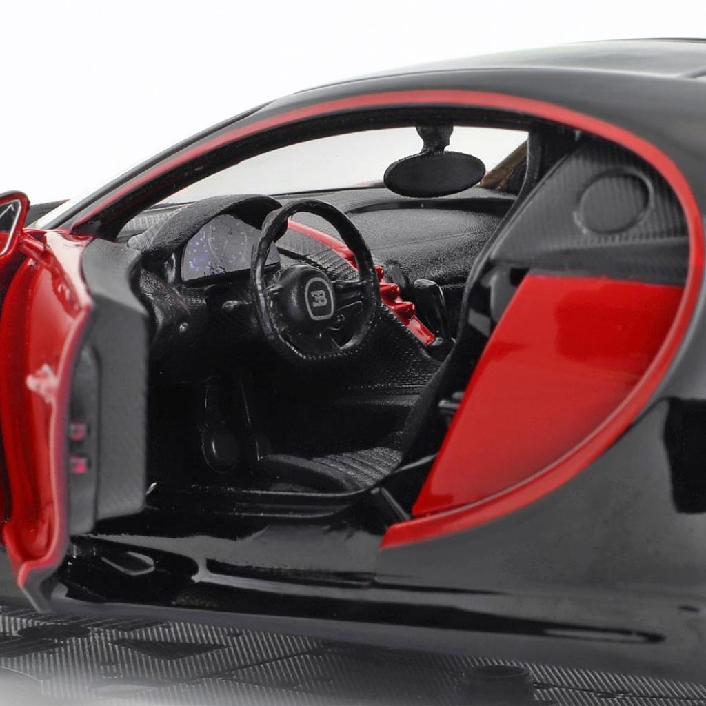 Машина Maisto Bugatti Chiron Sport (1:24) (31524 black/red) - зображення 4