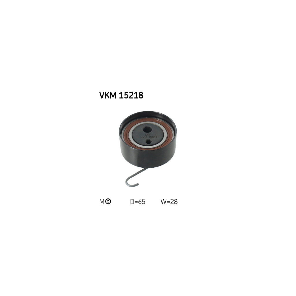 Ролик натягувача ременя SKF VKM 15218 - зображення 1